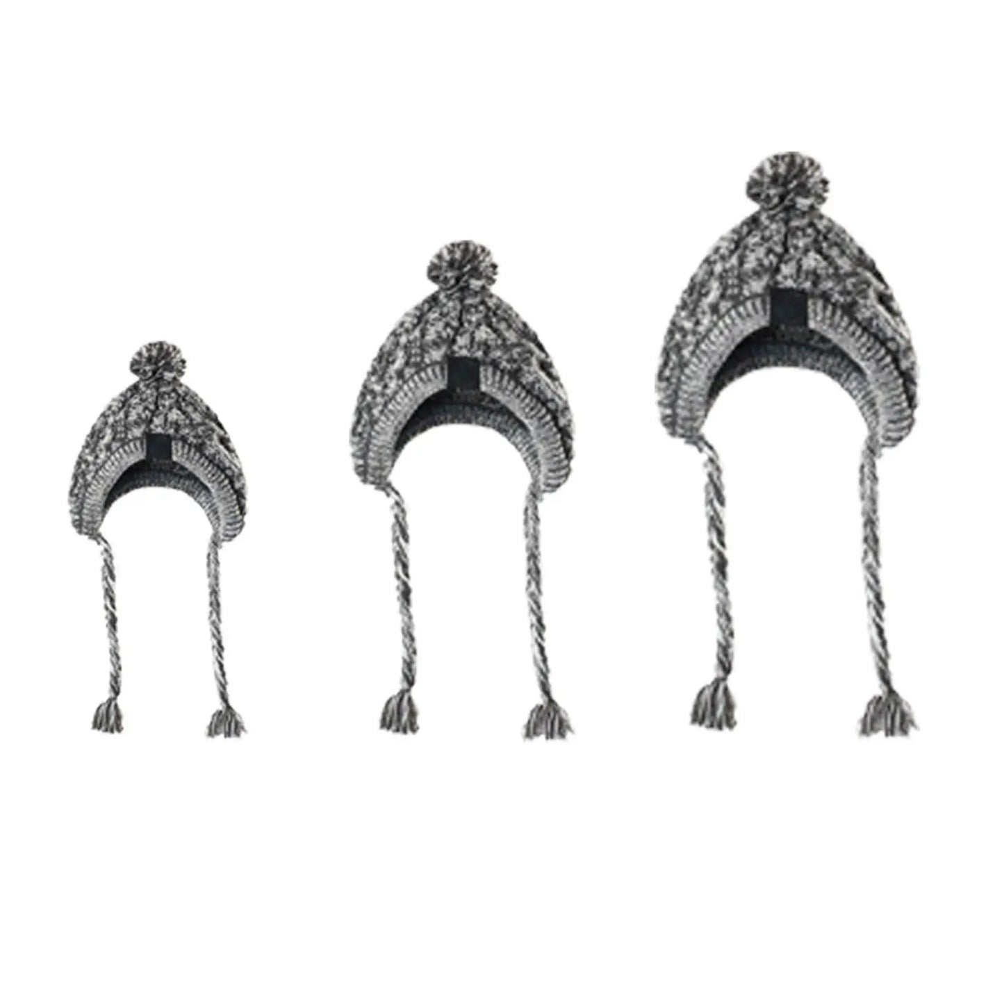 Winter Warme Hunde-Mütze mit Ohrenklappen | Strickmütze für Hunde – Für kleine & mittelgroße Hunde | Französische Bulldogge, Chihuahua, Welpen Zubehör