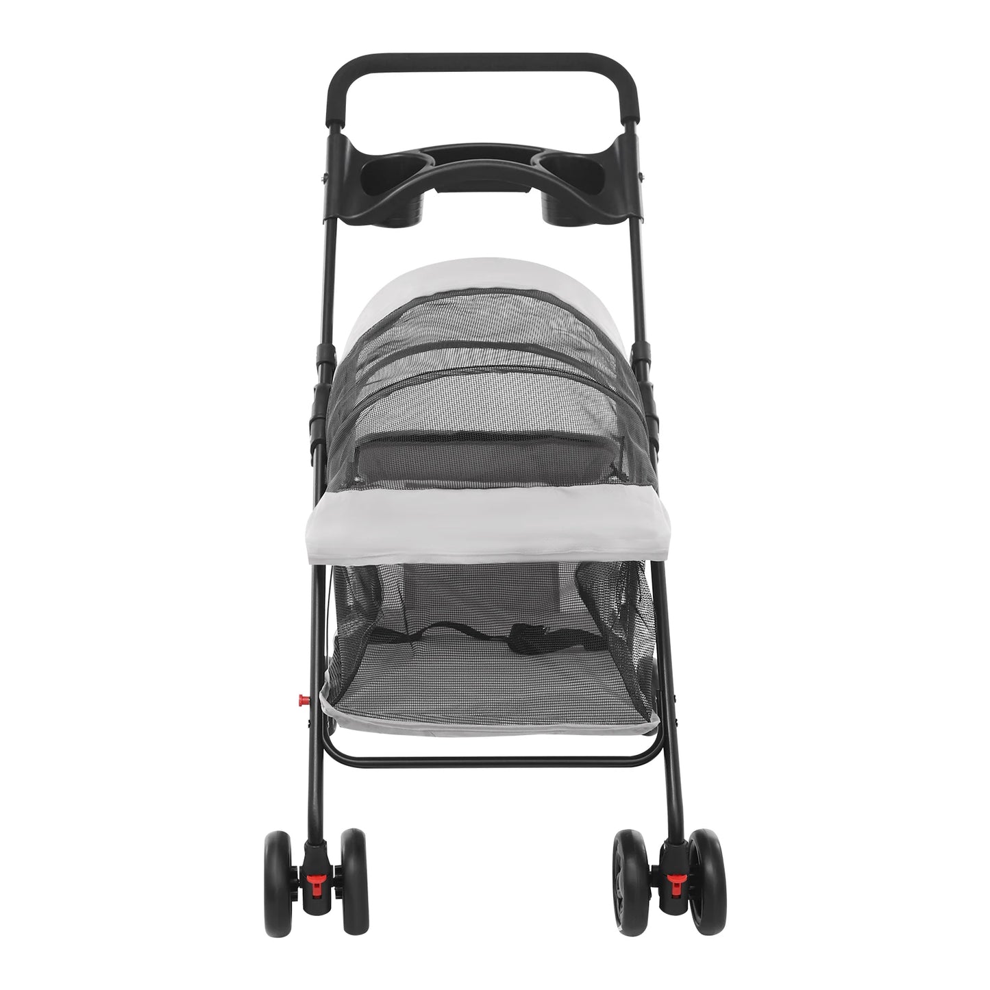 Faltbarer Haustierwagen für Hunde & Katzen | Leichter Tier-Buggy, Atmungsaktiv, Robust, 360° Räder – Für kleine & mittelgroße Haustiere