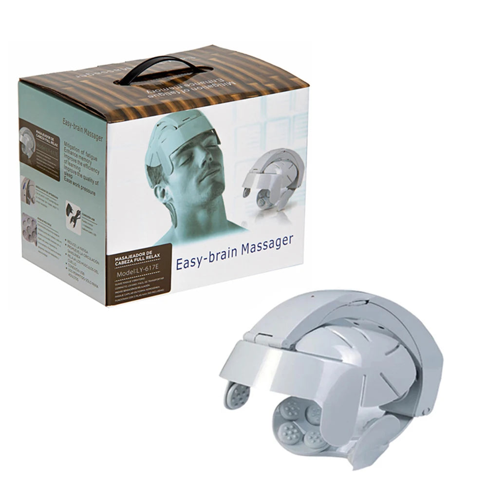 Multifunktionales Kopfmassage-Instrument, Kopfhaut-Massagegerät, Entspannung, einfaches Akupunkturpunkt-Gehirn-Massagegerät, Gesundheitspflegegerät