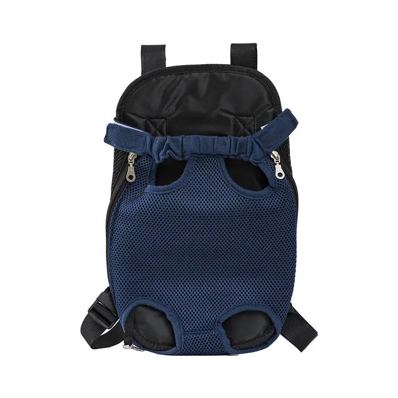 Atmungsaktiver Hunde Rucksack & Katzen Tragetasche für Reisen – Verstellbare Haustier-Brusttasche für unterwegs | Sicher & Komfortabel
