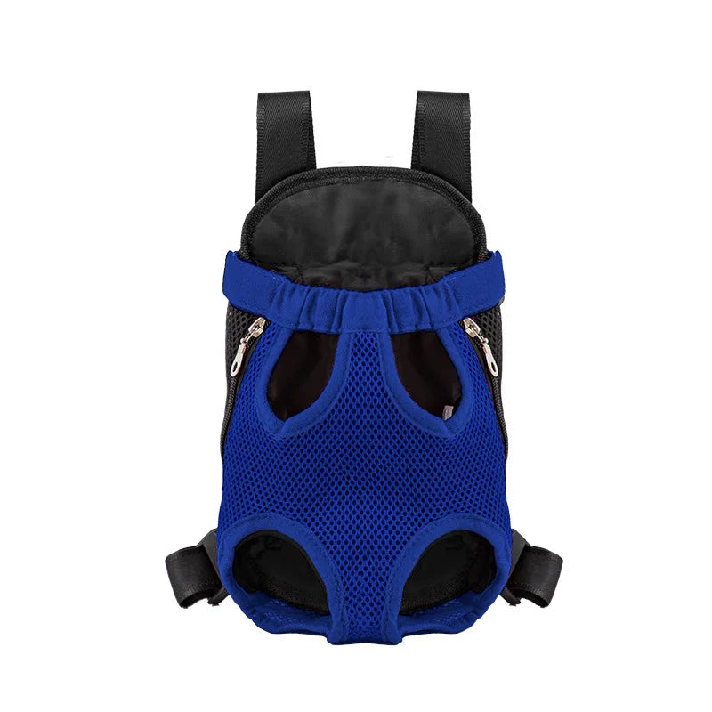 Atmungsaktiver Hunde Rucksack & Katzen Tragetasche für Reisen – Verstellbare Haustier-Brusttasche für unterwegs | Sicher & Komfortabel