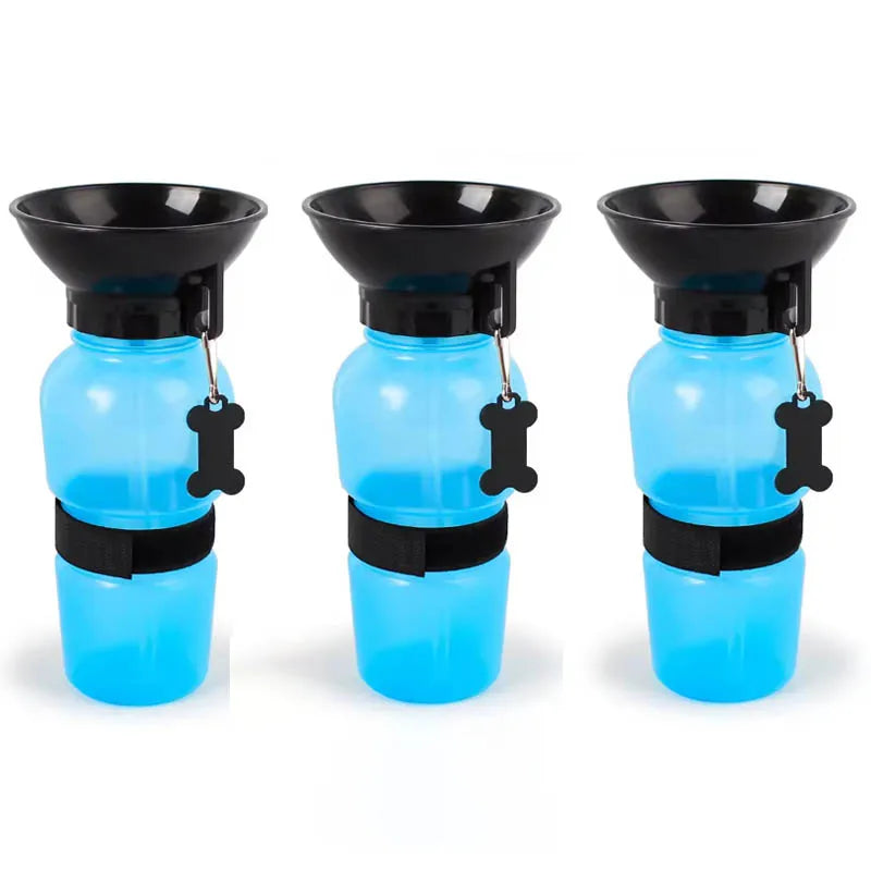 500 ml Outdoor Squeeze Tragbare Haustier Hund Wasserflasche Große und Kleine Hund Reise Trinkbecher Zubehör Geeignet für Hunde und Katzen