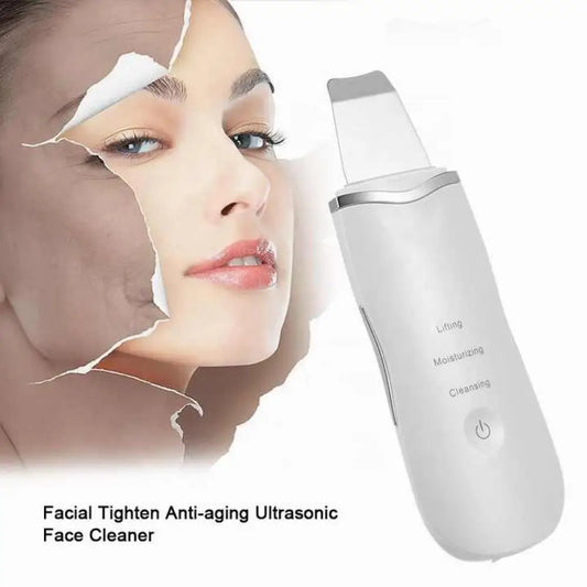 Ultraschall Gesichtsreiniger – Tiefenreinigung, Peeling & Mitesserentferner | Hautstraffung, Anti-Aging, Ionen-Technologie, Vibration | Professioneller Skin Scrubber für klare & glatte Haut