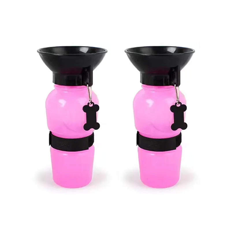 500 ml Outdoor Squeeze Tragbare Haustier Hund Wasserflasche Große und Kleine Hund Reise Trinkbecher Zubehör Geeignet für Hunde und Katzen