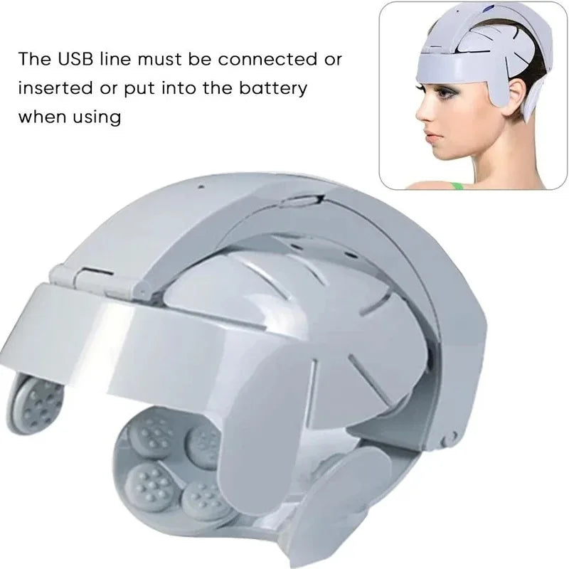 Multifunktionales Kopfmassage-Instrument, Kopfhaut-Massagegerät, Entspannung, einfaches Akupunkturpunkt-Gehirn-Massagegerät, Gesundheitspflegegerät