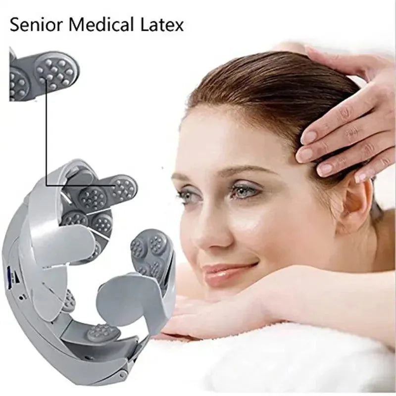 Multifunktionales Kopfmassage-Instrument, Kopfhaut-Massagegerät, Entspannung, einfaches Akupunkturpunkt-Gehirn-Massagegerät, Gesundheitspflegegerät