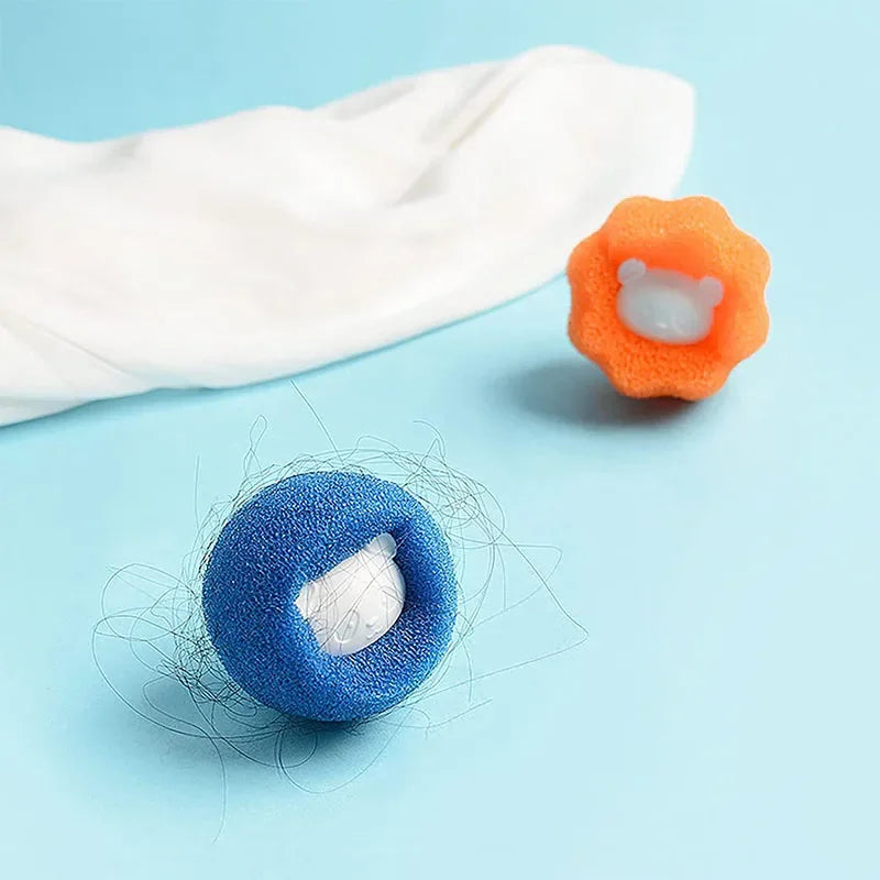 Wäschebälle zur Tierhaarentfernung – Wiederverwendbare Waschmaschinen-Bälle gegen Flusen & Haare, Schutz für Kleidung, 3–10 Stück Set