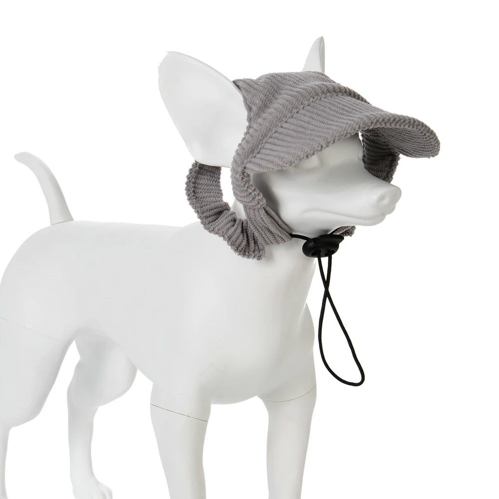 Cute Cat Dog Cap Adjustable Breathable Pet Hat With Ear Hole For Sphynx Cats Accessories Outdoor Puppy Kitten Beach Visor Hats