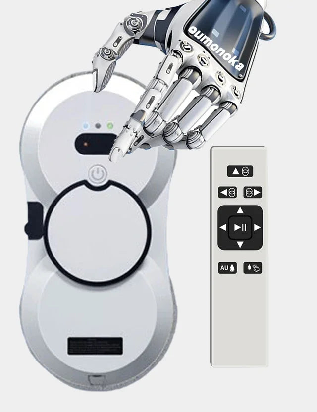 Intelligenter Fensterreinigungsroboter mit Wasser-Sprühfunktion – 5600Pa Saugleistung, USV-Sicherheitssystem, automatischer Glasreiniger für Zuhause & Büro